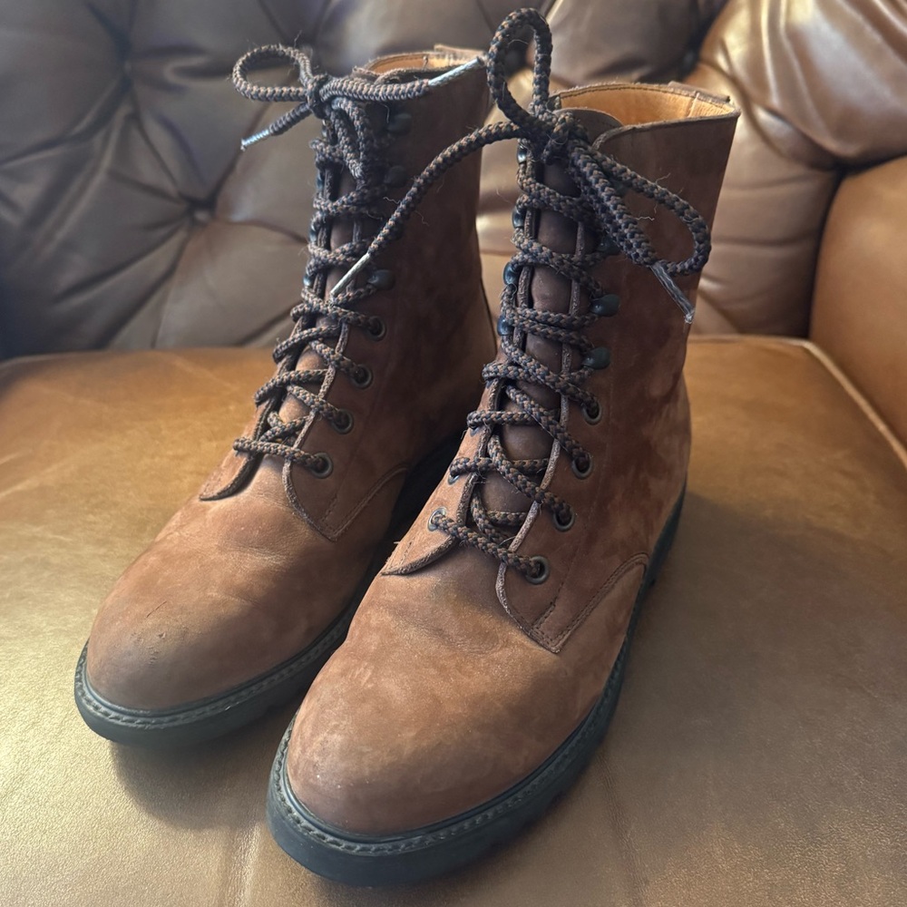 Rockport Lace up Leather Boots Size 6.5 M